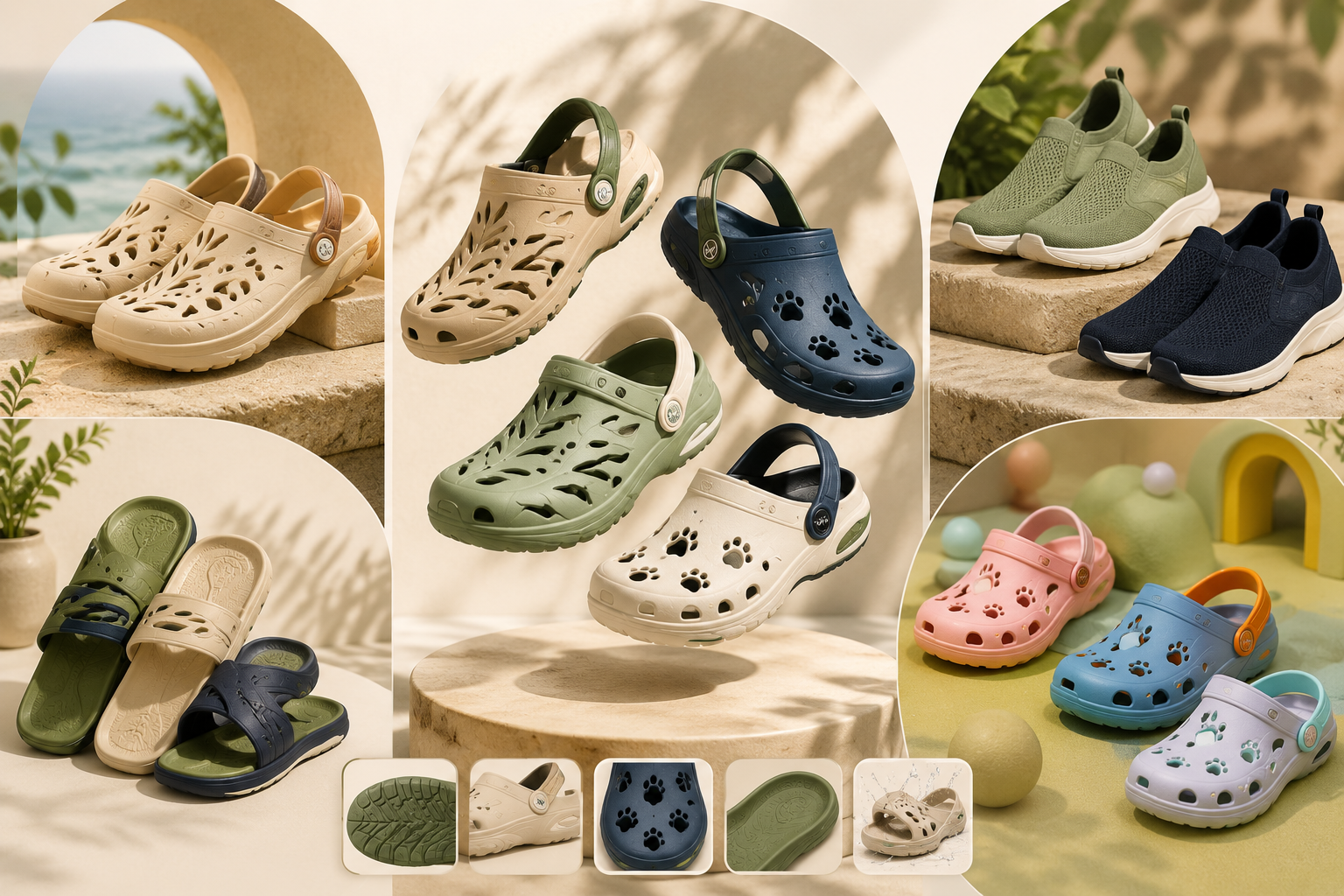 Nappilos Anti-Slip Playground Kids Clogs