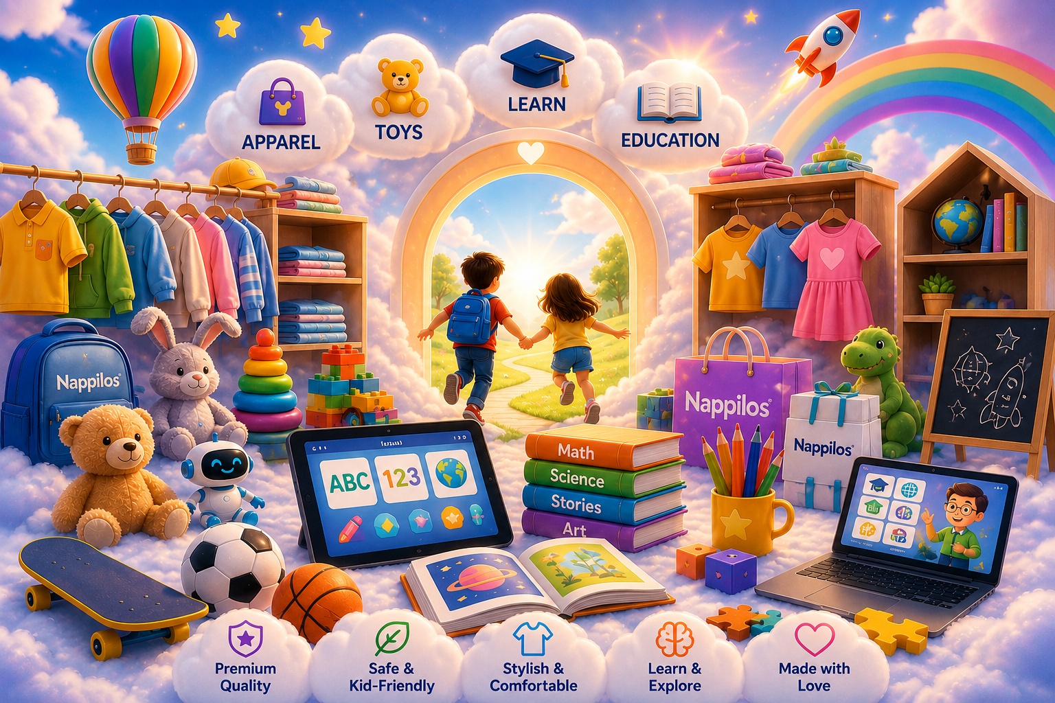 Nappilos Kids Graphic Stage